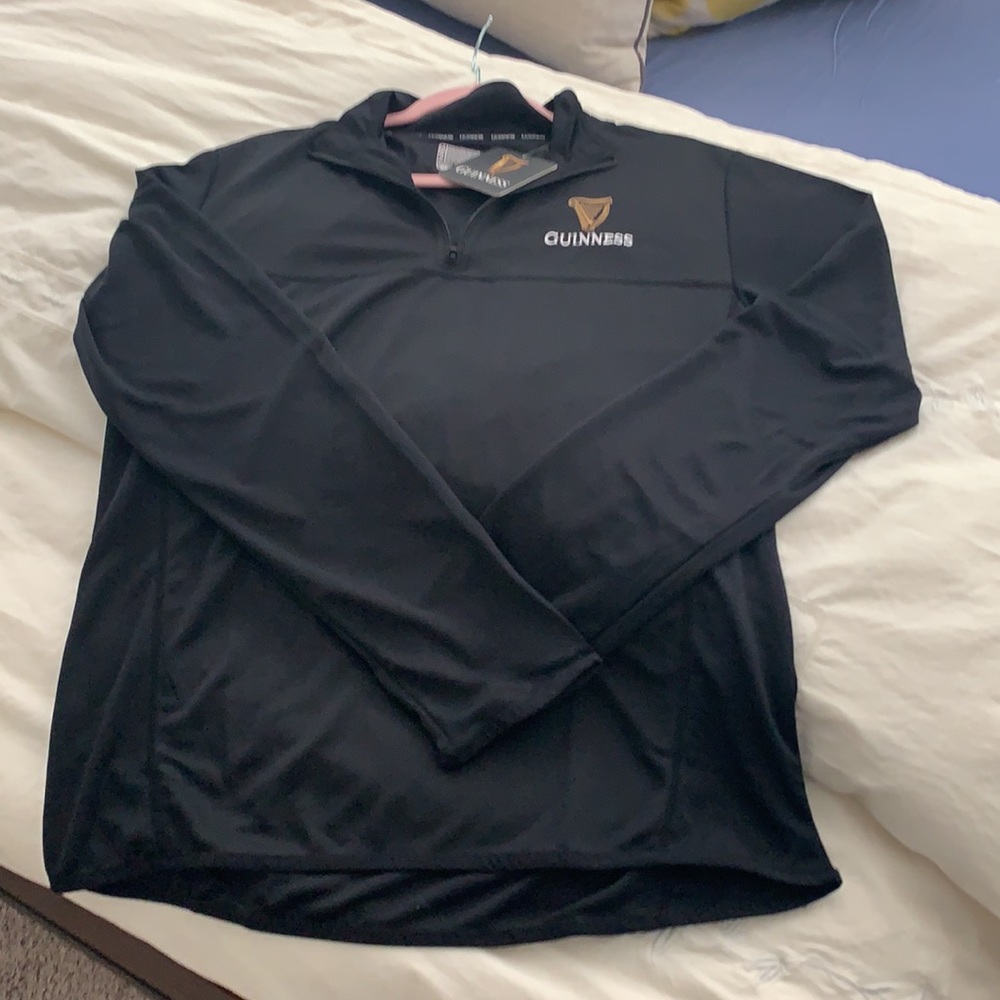 Guinness Dry Fit quarter zip XL